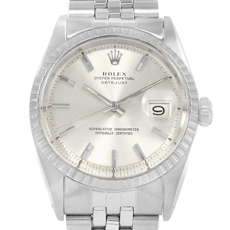 Rolex Datejust 36 Jubilee Bracelet Automatic Vintage Mens Watch 1603 SwissWatchExpo