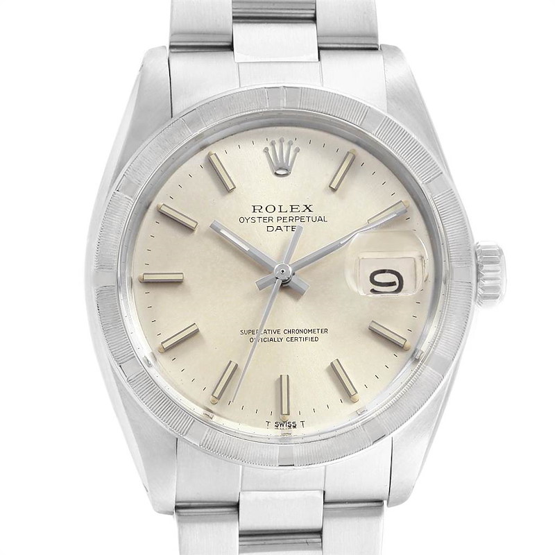 Rolex Date Vintage Silver Dial Automatic Steel Mens Watch 1501 SwissWatchExpo