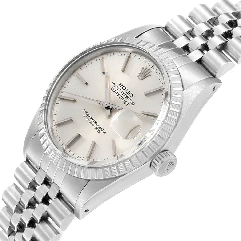 The Rolex Vintage Collection 16030 Men's Stainless Steel Silver Dial 16030 Men's Stainless Steel Silver Dial model is shown at a slight angle, highlighting the dial, bezel, and bracelet.