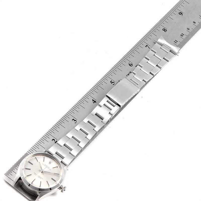 Rolex Oyster Perpetual Silver Dial Vintage Steel Mens Watch 1003