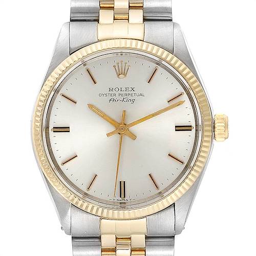 Photo of Rolex Air King Vintage Steel Yellow Gold Mens Watch 5501