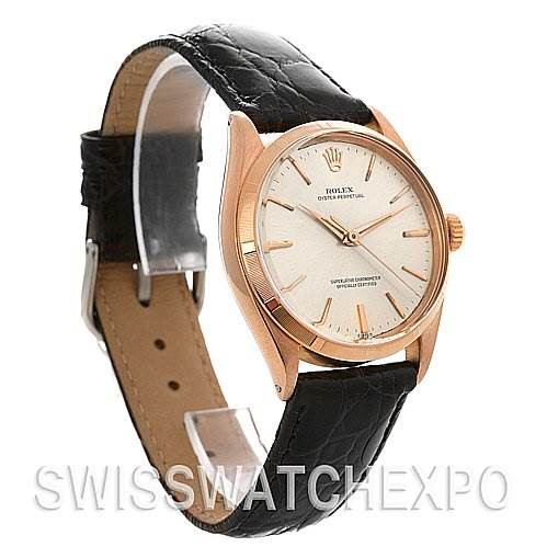 Rolex Vintage 18k Rose Gold Rolex Oyster Perpetual 1003 year 1952 SwissWatchExpo