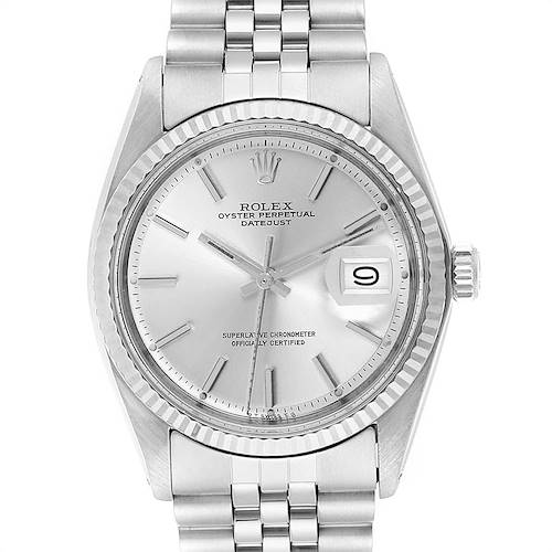 Photo of Rolex Datejust Steel White Gold Sigma Dial Vintage Mens Watch 1601