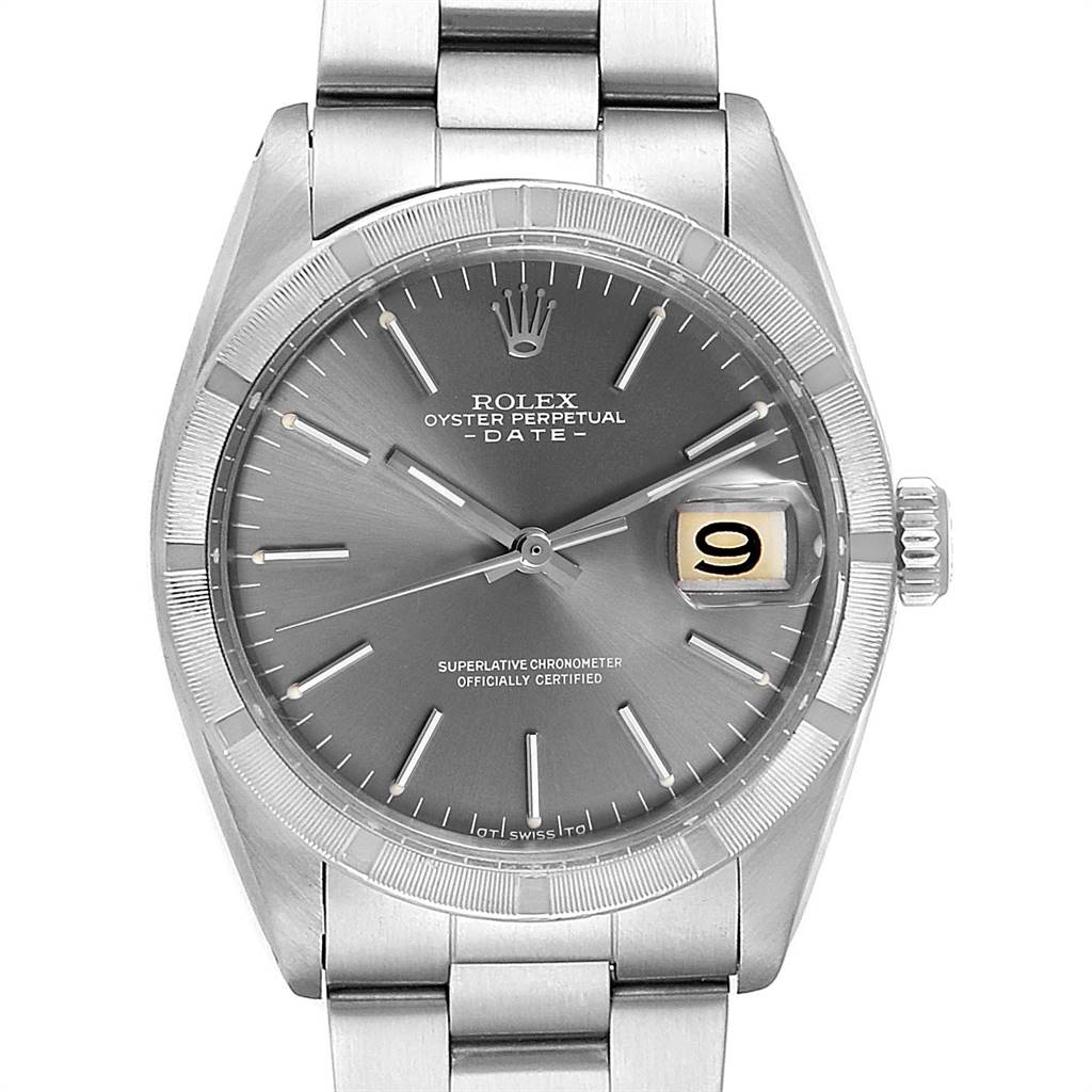 rolex watch grey