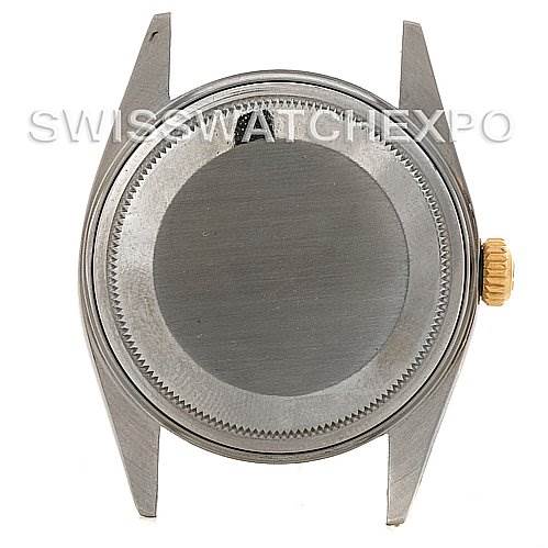 The image shows the front case and bezel of a Rolex Vintage Collection 16013 Men's Stainless Steel Champagne Dial 16013 Men's Stainless Steel Champagne Dial model, with the crown on the right.