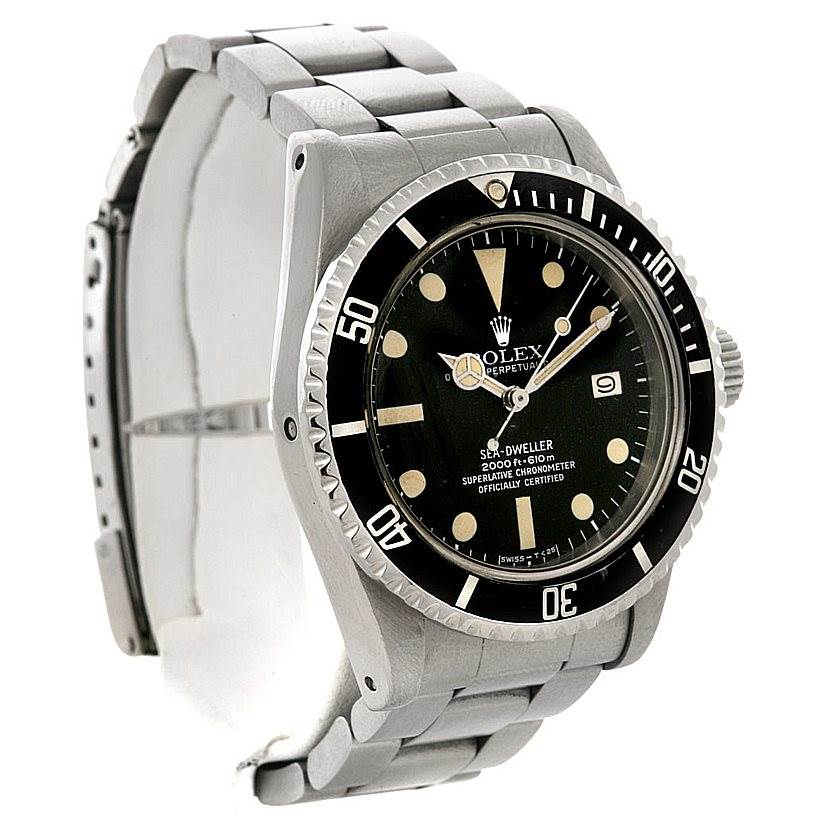 The Rolex Vintage Collection 1665 Men's Stainless Steel  1665 Men's Stainless Steel  model is shown from a three-quarter angle, displaying its face, bezel, bracelet, and side profile.