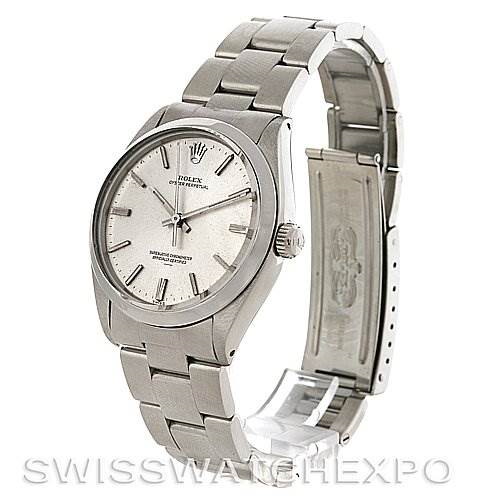 Rolex Oyster Perpetual Vintage Men's Steel Watch 1002 SwissWatchExpo