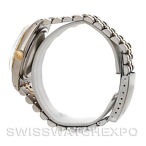 The image shows a side view of a Vintage Collection Rolex watch, highlighting the bracelet and clasp.