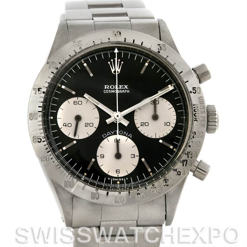 Rolex Cosmograph Daytona Vintage Stainless Steel Watch | SwissWatchExpo