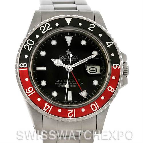 Photo of Rolex GMT Master Fat Lady 16760 Vintage Steel Mens Watch