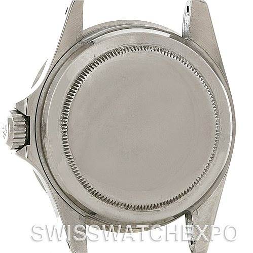 The image shows the back casing and lugs of the Rolex Vintage Collection 1512 Men
s Stainless Steel  1512 Men
s Stainless Steel  model watch from a top-down view.