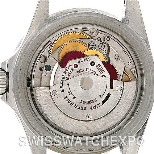 This image shows the internal mechanism and gears of a Rolex Vintage Collection 1512 Men
s Stainless Steel  1512 Men
s Stainless Steel  watch from a rear angle.