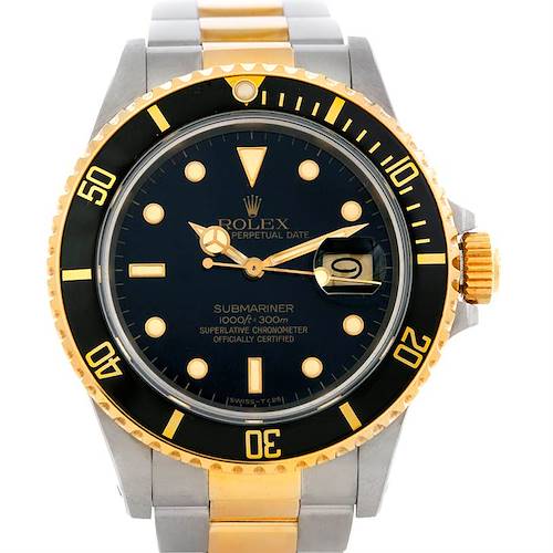 Photo of Rolex Submariner Vintage Steel Yellow Gold 16803 Watch NOS