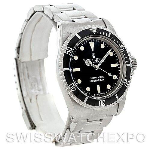 Rolex Submariner 5513 Vintage Stainless Steel men's Watch SwissWatchExpo