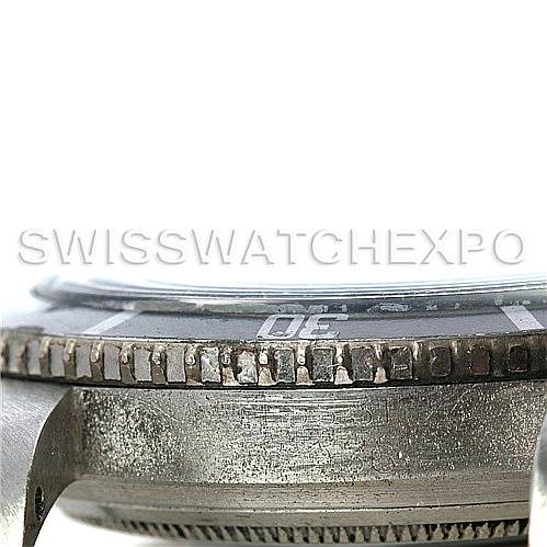 This image shows a close-up side view of the case and bezel of a Rolex Vintage Collection 5508 Men
s Stainless Steel  5508 Men
s Stainless Steel  watch.