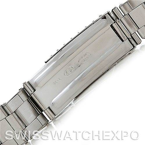 The image shows the clasp and part of the bracelet of a Rolex Vintage Collection 1675 Men's Stainless Steel Black Dial 1675 Men's Stainless Steel Black Dial watch.