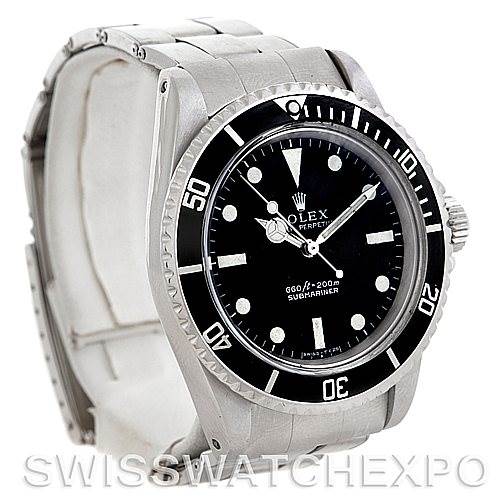 The image shows a frontal angle of the Vintage Collection model by Rolex, highlighting the watch face, bezel, and bracelet.