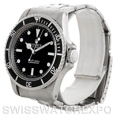 Rolex Submariner 5513 Vintage Stainless Steel mens Watch SwissWatchExpo