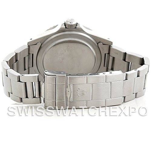 The image shows the back view of a Rolex Vintage Collection 1680 Men's Stainless Steel  1680 Men's Stainless Steel  model, highlighting the bracelet and clasp.