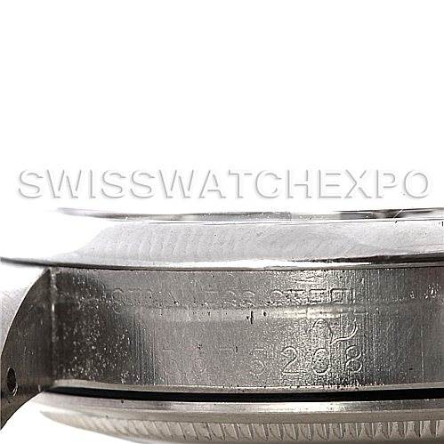 The image shows a close-up side view of the case and part of the bezel from a Rolex Vintage Collection 1500 Men's Stainless Steel Silver Dial 1500 Men's Stainless Steel Silver Dial watch.