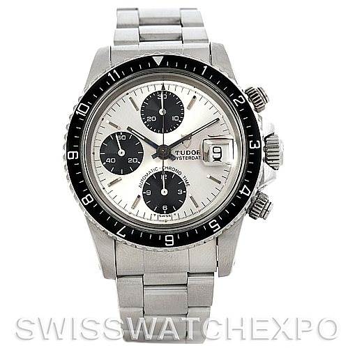 The image shows a front view of the Rolex Vintage Collection 79170 Men
s Stainless Steel Silver Dial 79170 Men
s Stainless Steel Silver Dial model watch, displaying its dial, bezel, and stainless steel bracelet.