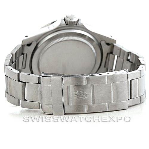 This image shows the back view and bracelet of a Rolex Vintage Collection 5512 Men's Stainless Steel  5512 Men's Stainless Steel  watch, highlighting the clasp and case back.