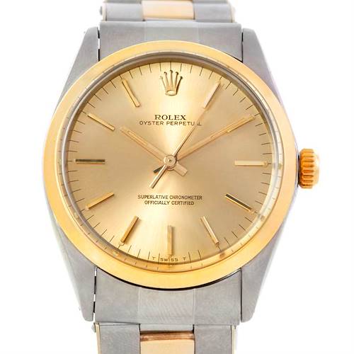 Photo of Rolex Vintage Men's Steel and 14K Yellow Gold Watch 1002