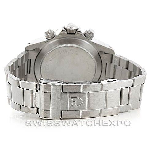 This image shows the back and bracelet of the Vintage Collection Rolex watch, highlighting the clasp and case back.