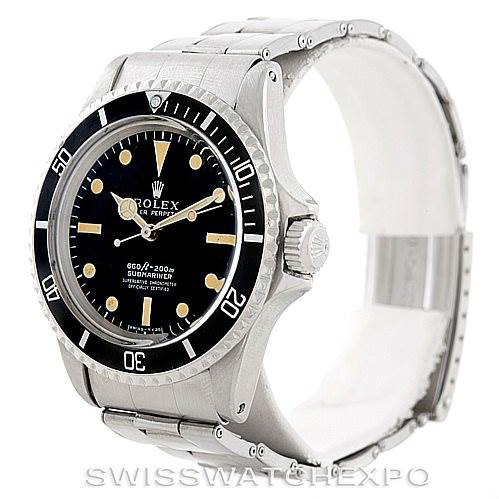 Rolex Submariner Vintage Steel Mens Watch 5512 SwissWatchExpo