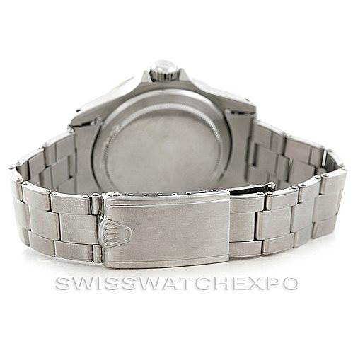 The image shows the back of the Rolex Vintage Collection 5512 Men's Stainless Steel  5512 Men's Stainless Steel  watch with the clasp and bracelet clearly visible.