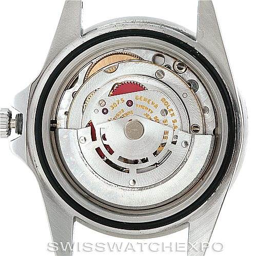 This image shows the back, internal mechanical workings of the Rolex Vintage Collection 16750 Men's Stainless Steel Black Dial 16750 Men's Stainless Steel Black Dial watch.