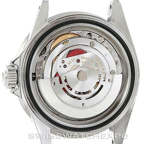 This image shows the internal mechanism of the Rolex Vintage Collection 16800 Men's Stainless Steel Black Dial 16800 Men's Stainless Steel Black Dial watch from a rear view, with the case back removed.