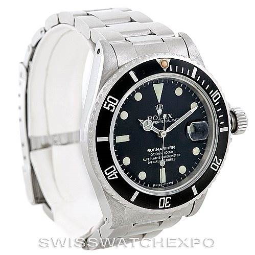 Rolex Submariner Vintage Steel Mens Watch 16800 SwissWatchExpo