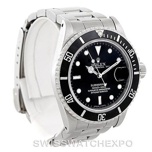 Rolex Submariner Vintage Steel Mens Watch 16800 SwissWatchExpo