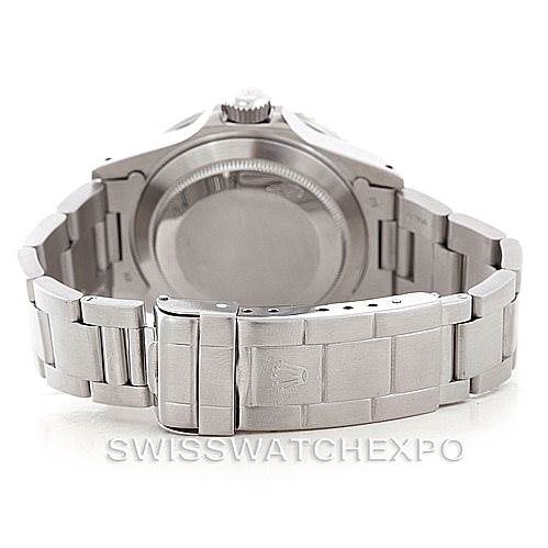 This image shows the back view of the Rolex Vintage Collection 16800 Men's Stainless Steel Black Dial 16800 Men's Stainless Steel Black Dial model, including the case back and bracelet clasp.