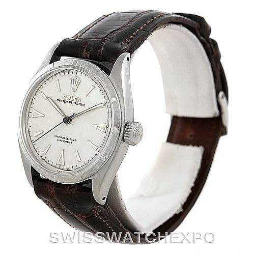 Rolex Vintage Oyster Perpetual Semi Bubbleback Watch 6985 SwissWatchExpo