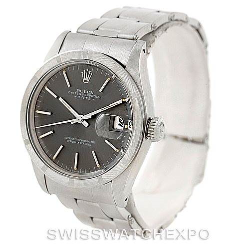 Rolex Date Mens Steel Vintage Watch 1501 SwissWatchExpo