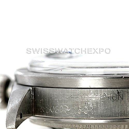 The image shows a close-up of the case side and bezel of a Vintage Collection Rolex watch, highlighting its engravings.