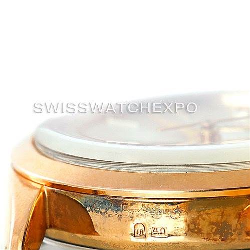 The image shows a close-up angle of the bezel and part of the watch face for the Rolex Vintage Collection 6426 Men's Silver Dial 6426 Men's Silver Dial model.