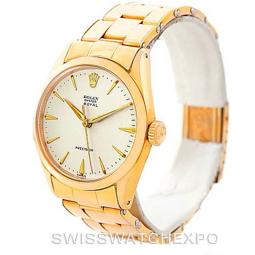 Rolex Precision Vintage Gold Filled Watch 6426 New Old Stock SwissWatchExpo
