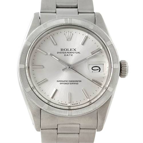 Photo of Rolex Date Mens Stainless Steel Vintage Watch 1501