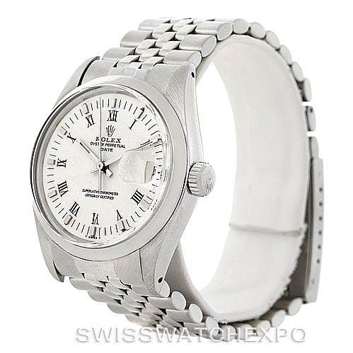 Rolex Date Mens Steel Vintage Watch 1500 SwissWatchExpo