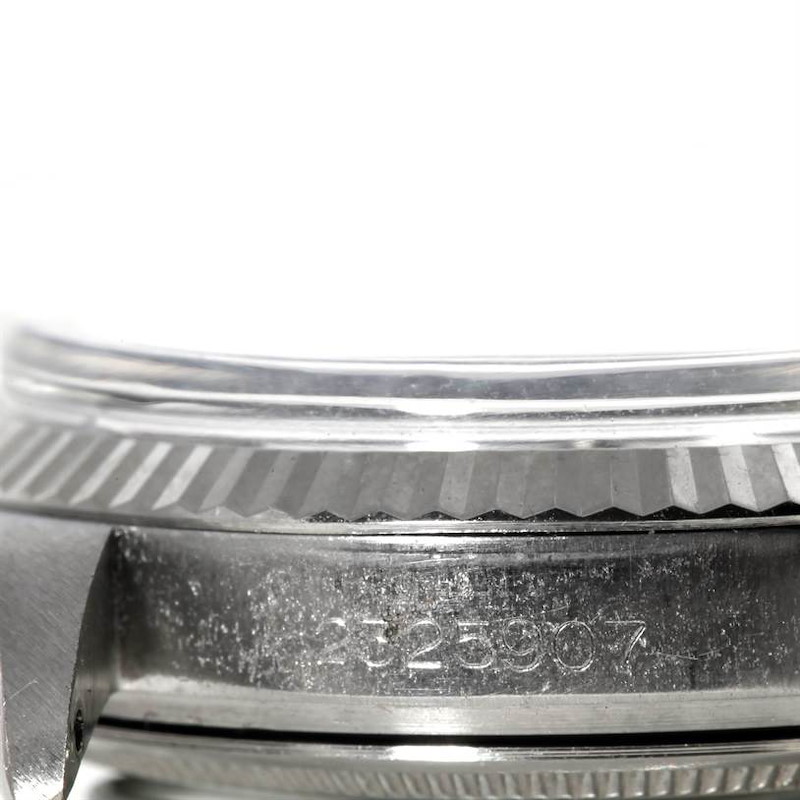 Rolex Datejust Steel 18K White Gold Vintage Mens Watch 1601 ...
