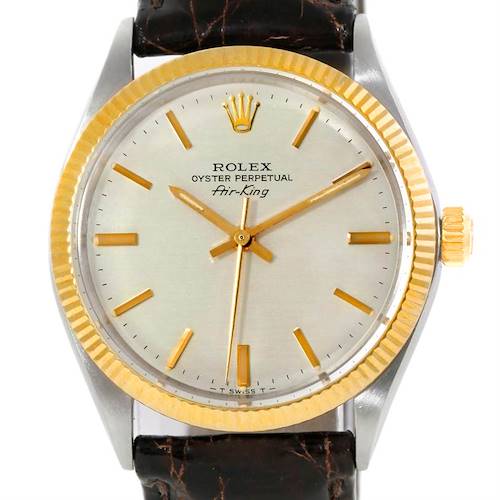Photo of Rolex Airking Vintage Steel Yellow Gold Watch 5501