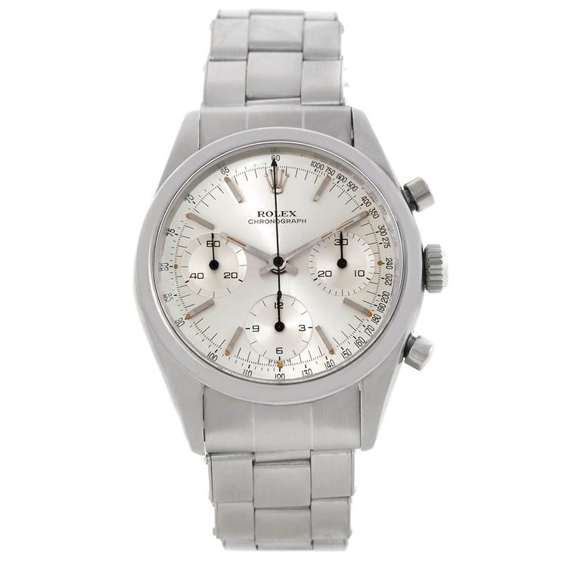 repræsentant let at håndtere Dårlig skæbne Rolex Chronograph Pre Daytona Vintage Stainless Steel Watch 6238 |  SwissWatchExpo