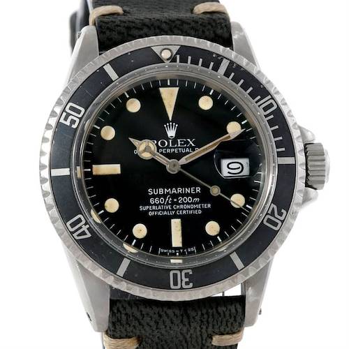 Photo of Rolex Submariner Vintage Stainless Steel Mens Watch 1680