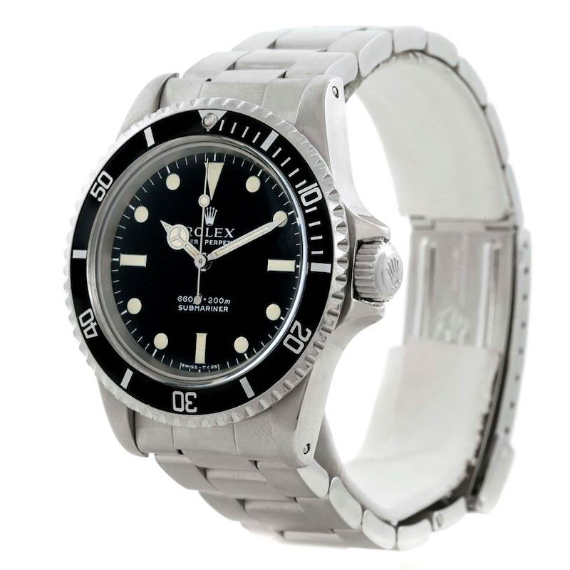Rolex Submariner Vintage Stainless Steel Mens Watch 5513 SwissWatchExpo