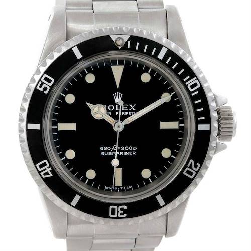 Photo of Rolex Submariner Vintage Stainless Steel Mens Watch 5513