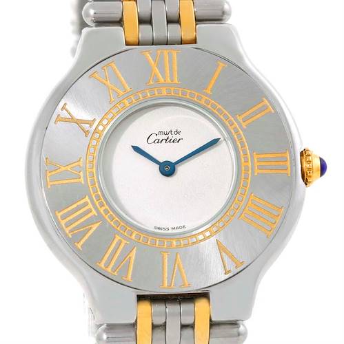 Photo of Cartier Must 21 Steel and Gold Ladies Watch W10073R6