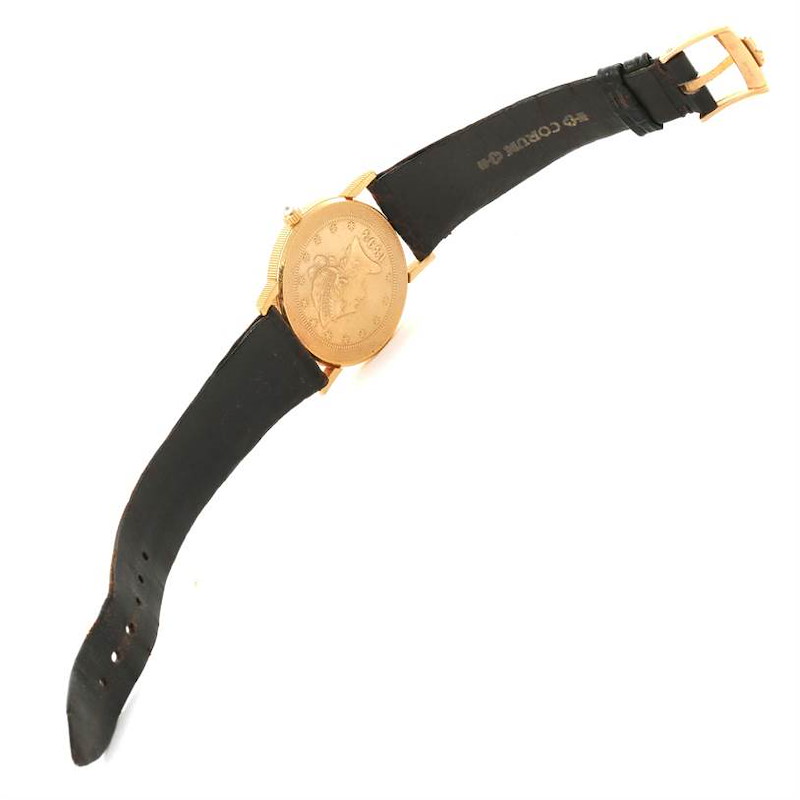 corum 1860 $20 gold coin watch